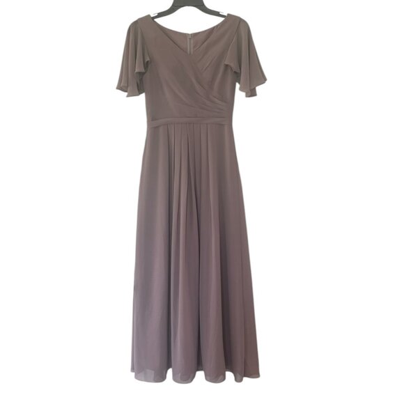 Azazie NWT‎ Alexa Junior Bridesmaid Dress Dusk Size J12 - Picture 1 of 4